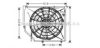 AVA QUALITY COOLING BW7502 Fan, radiator